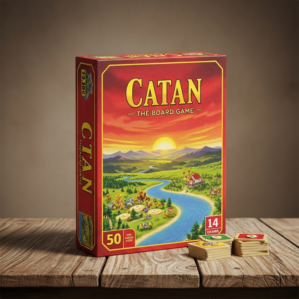 Caja del juego de mesa Catan
